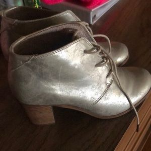 Toms Gold Booties